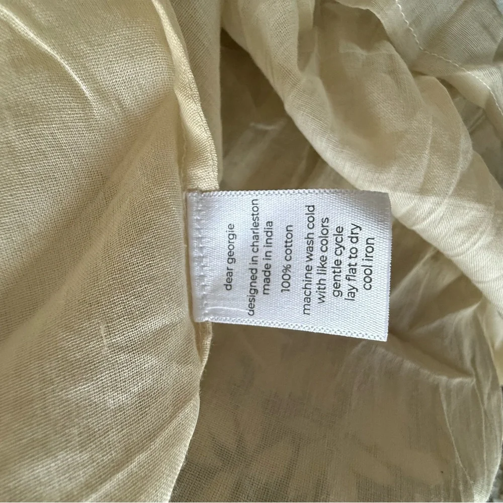 Dear Georgie Elizabeth Dress in Leaves Size Small NWT 100% Cotton - Picture 9 of 10
